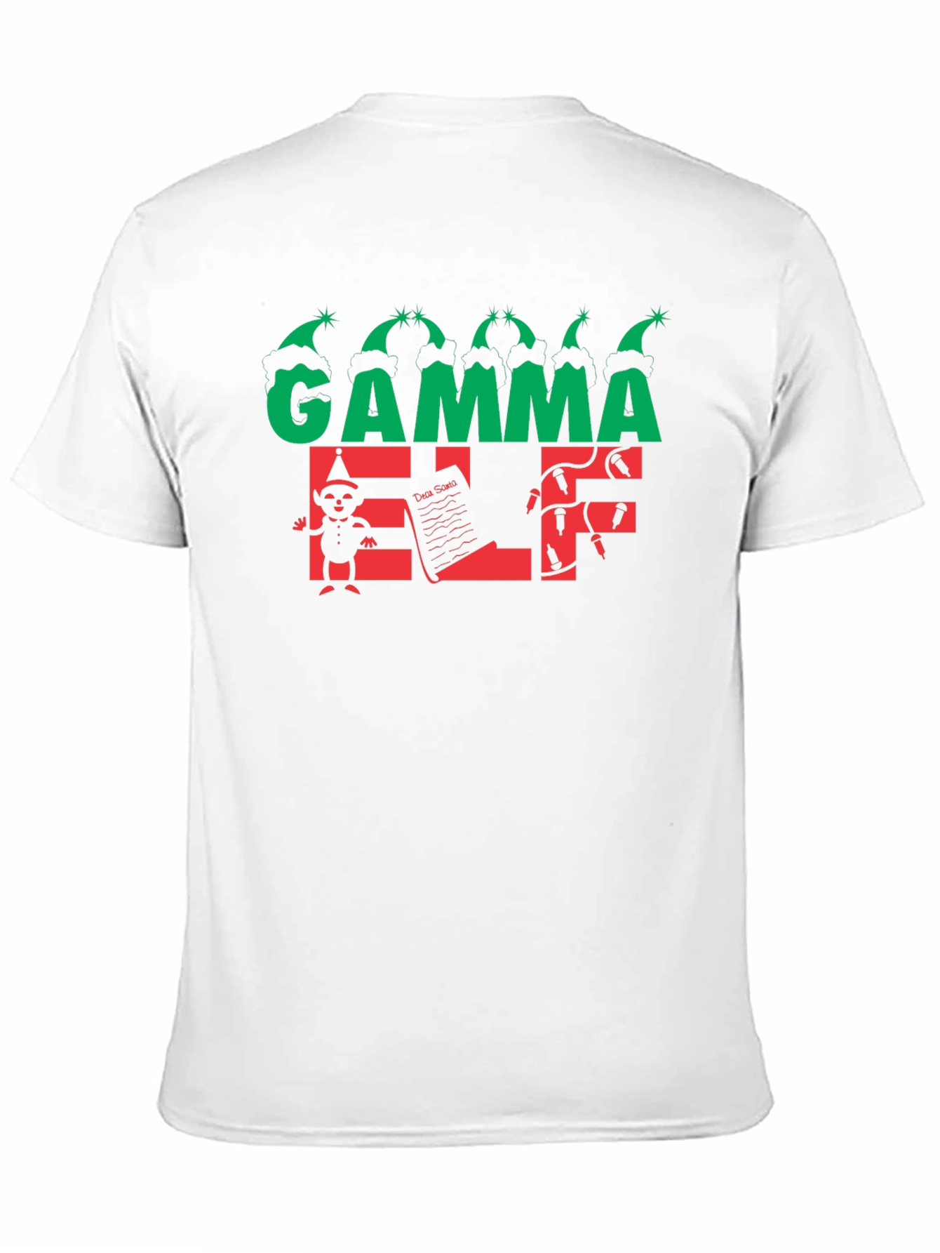 Gamma Elf Christmas T-Shirt - Holiday Festive Wear