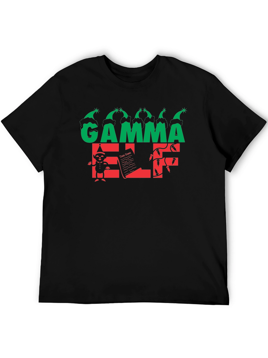 Gamma Elf Christmas T-Shirt - Holiday Festive Wear