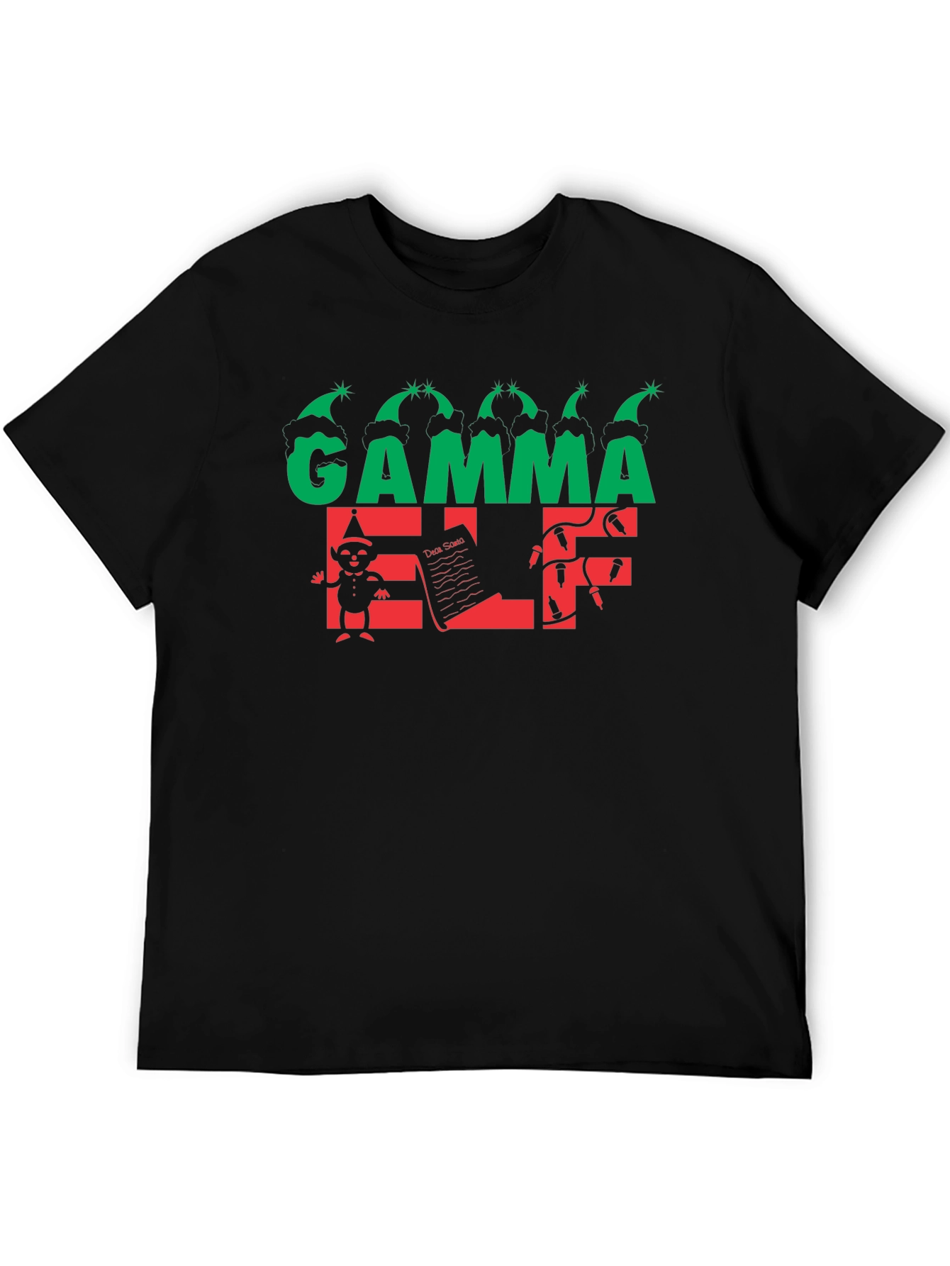 Gamma Elf Christmas T-Shirt - Holiday Festive Wear