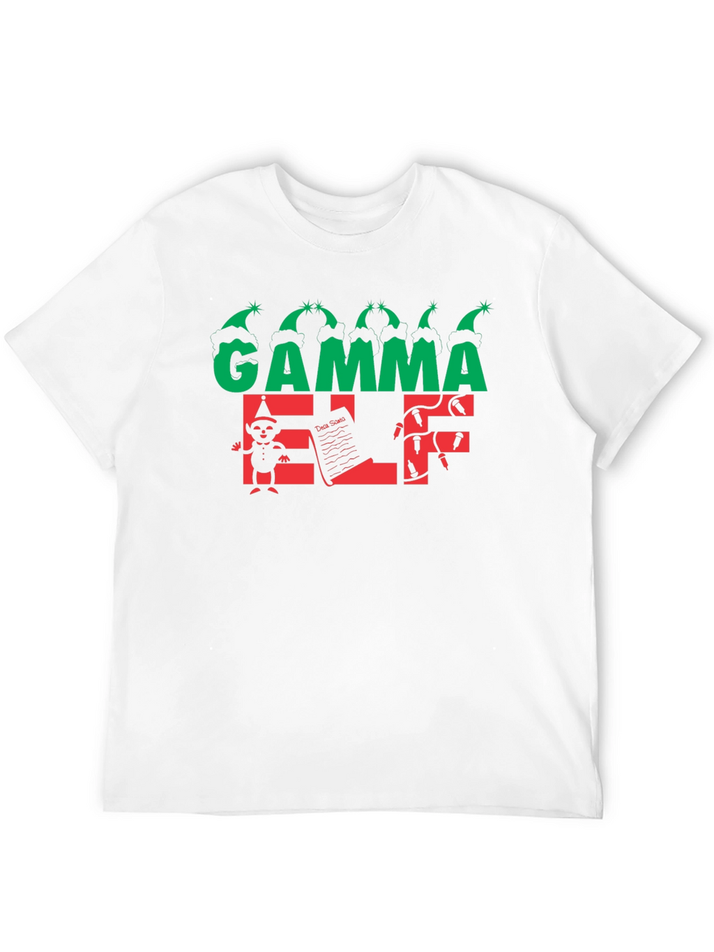 Gamma Elf Christmas T-Shirt - Holiday Festive Wear