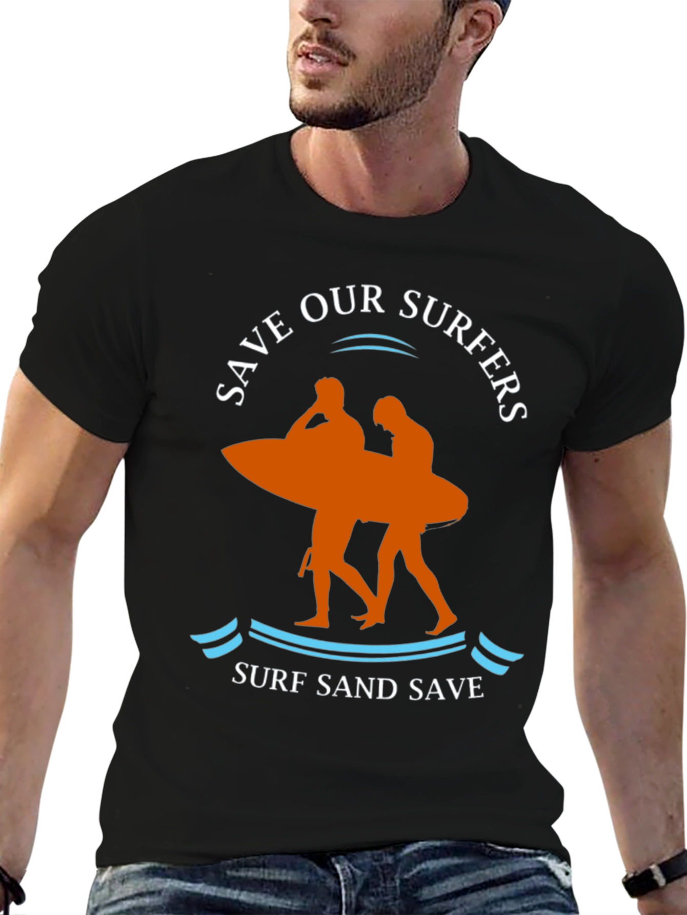 Save Our Surfers Graphic T-Shirt - Surf Sand Save