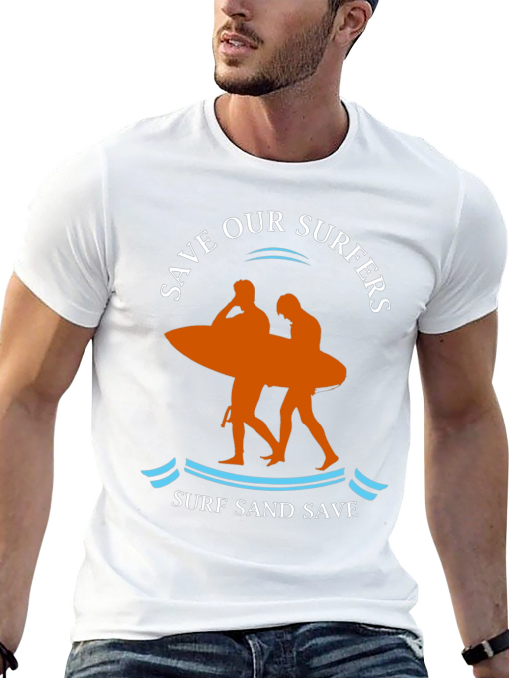 Save Our Surfers Graphic T-Shirt - Surf Sand Save