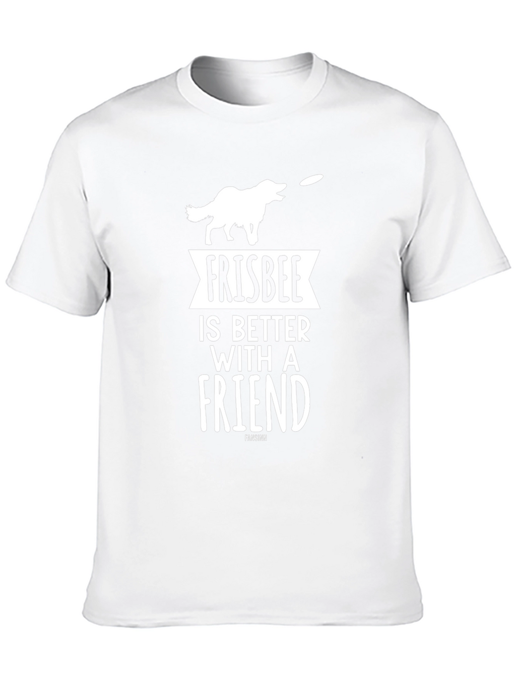Frisbee Dog Graphic Tee - Friendships Forever