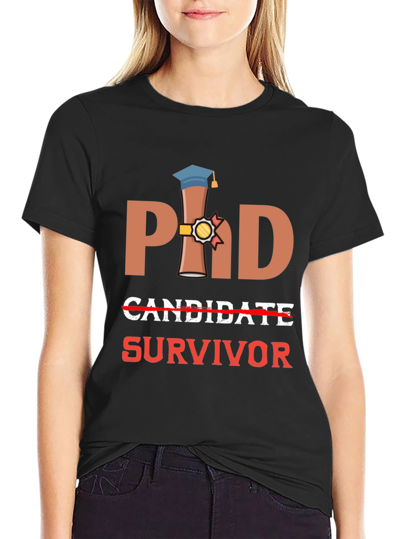 PhD Survivor T-Shirt - Graduation Gift