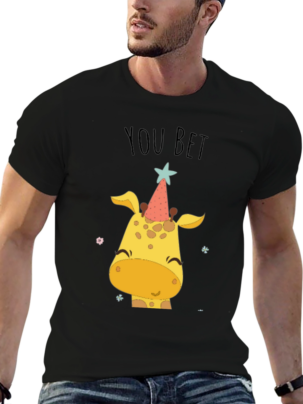 You Bet Giraffe T-Shirt Cute Animal Tee