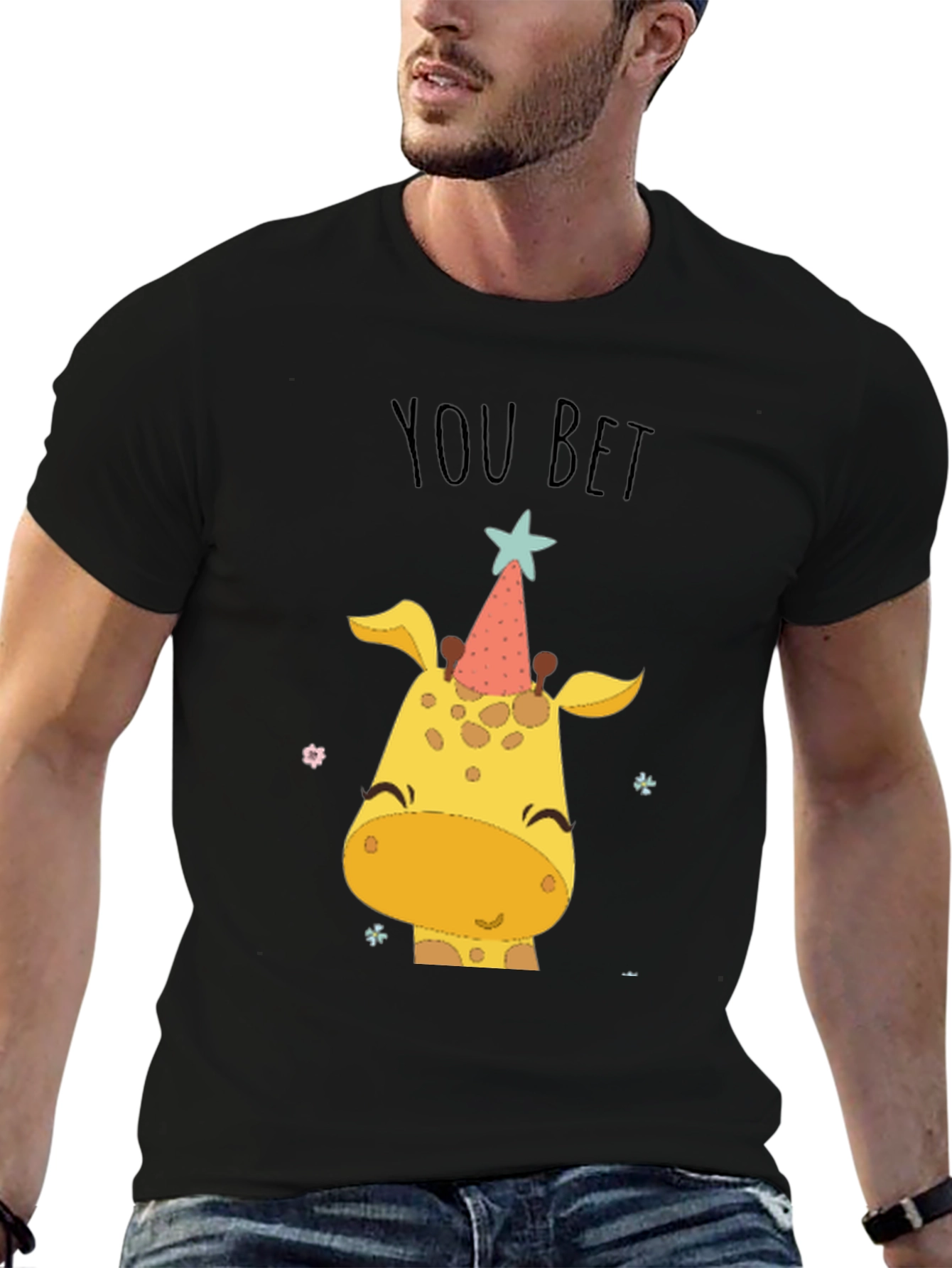 You Bet Giraffe T-Shirt Cute Animal Tee