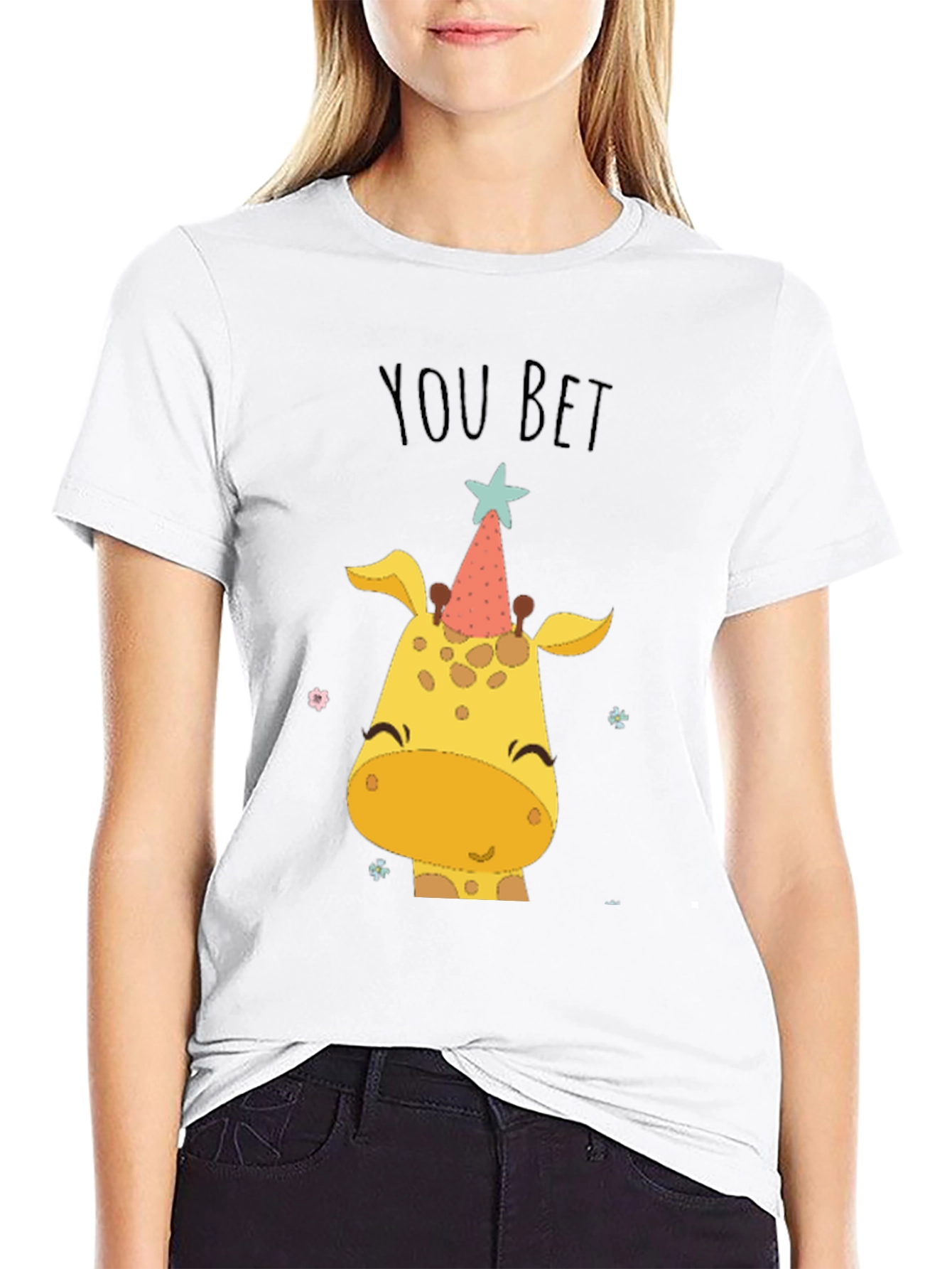 You Bet Giraffe T-Shirt Cute Animal Tee
