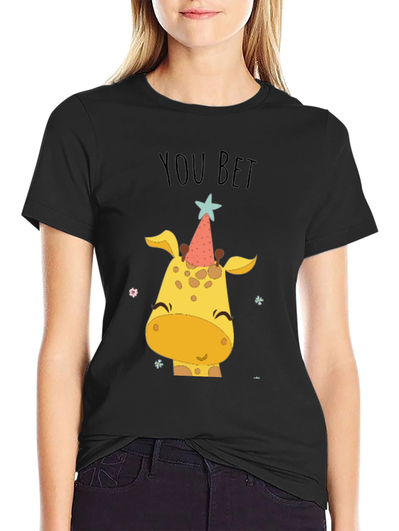 You Bet Giraffe T-Shirt Cute Animal Tee
