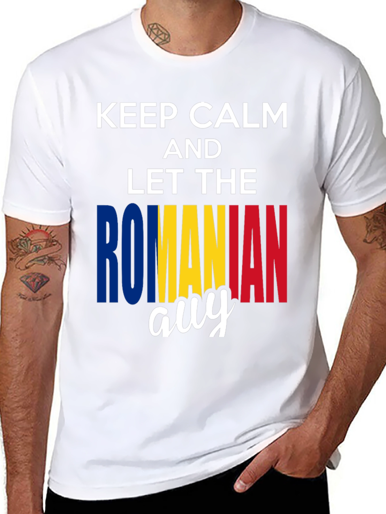 Keep Calm Romanian Guy T-Shirt