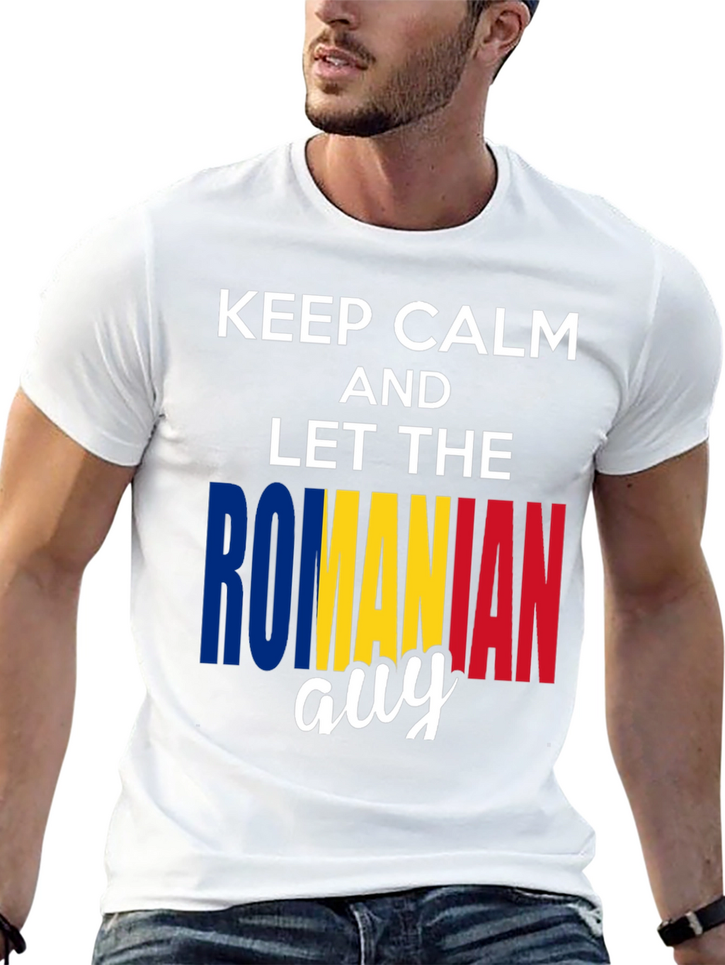 Keep Calm Romanian Guy T-Shirt