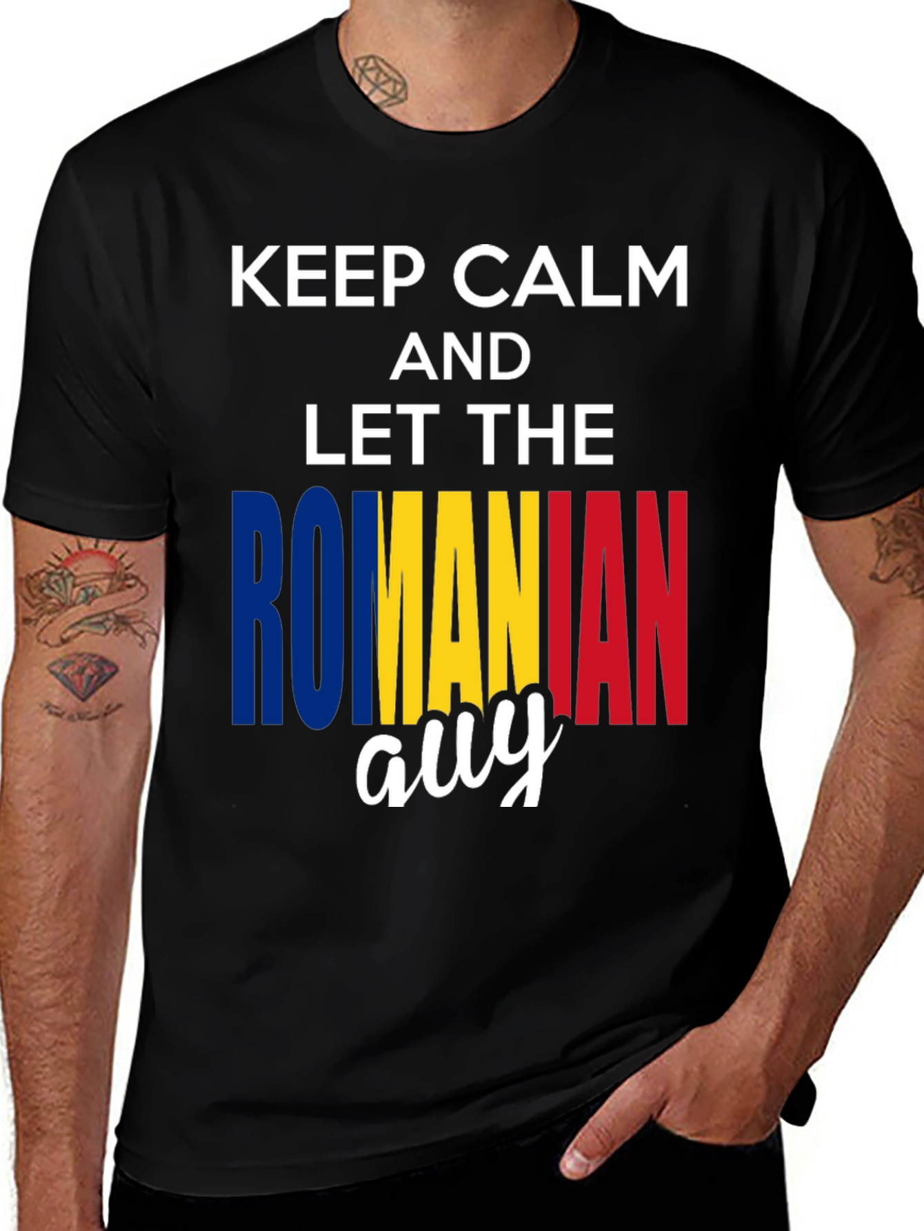 Keep Calm Romanian Guy T-Shirt