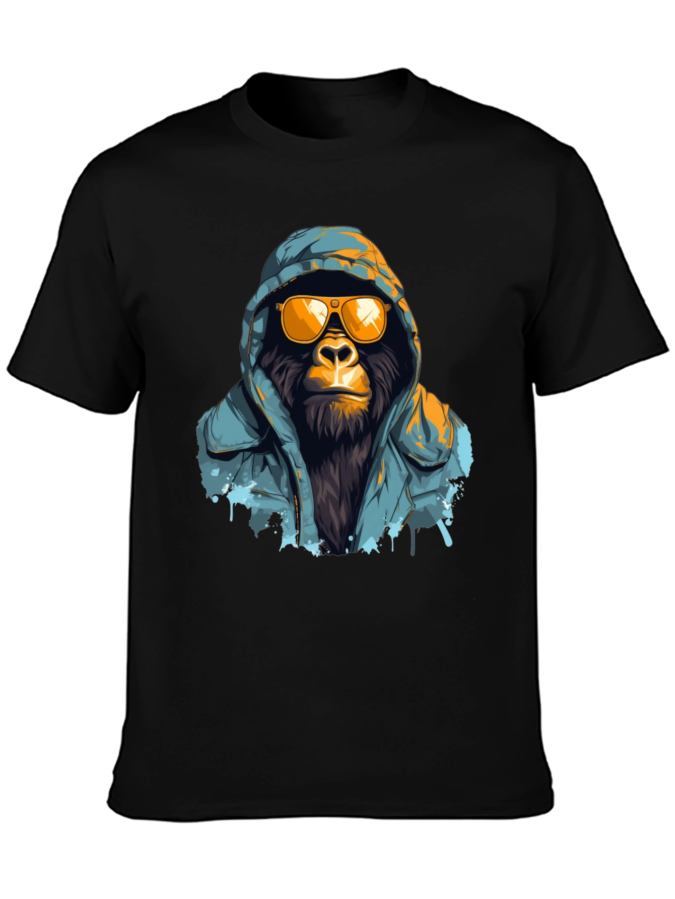 Cool Gorilla Hoodie T-Shirt - Streetwear Style