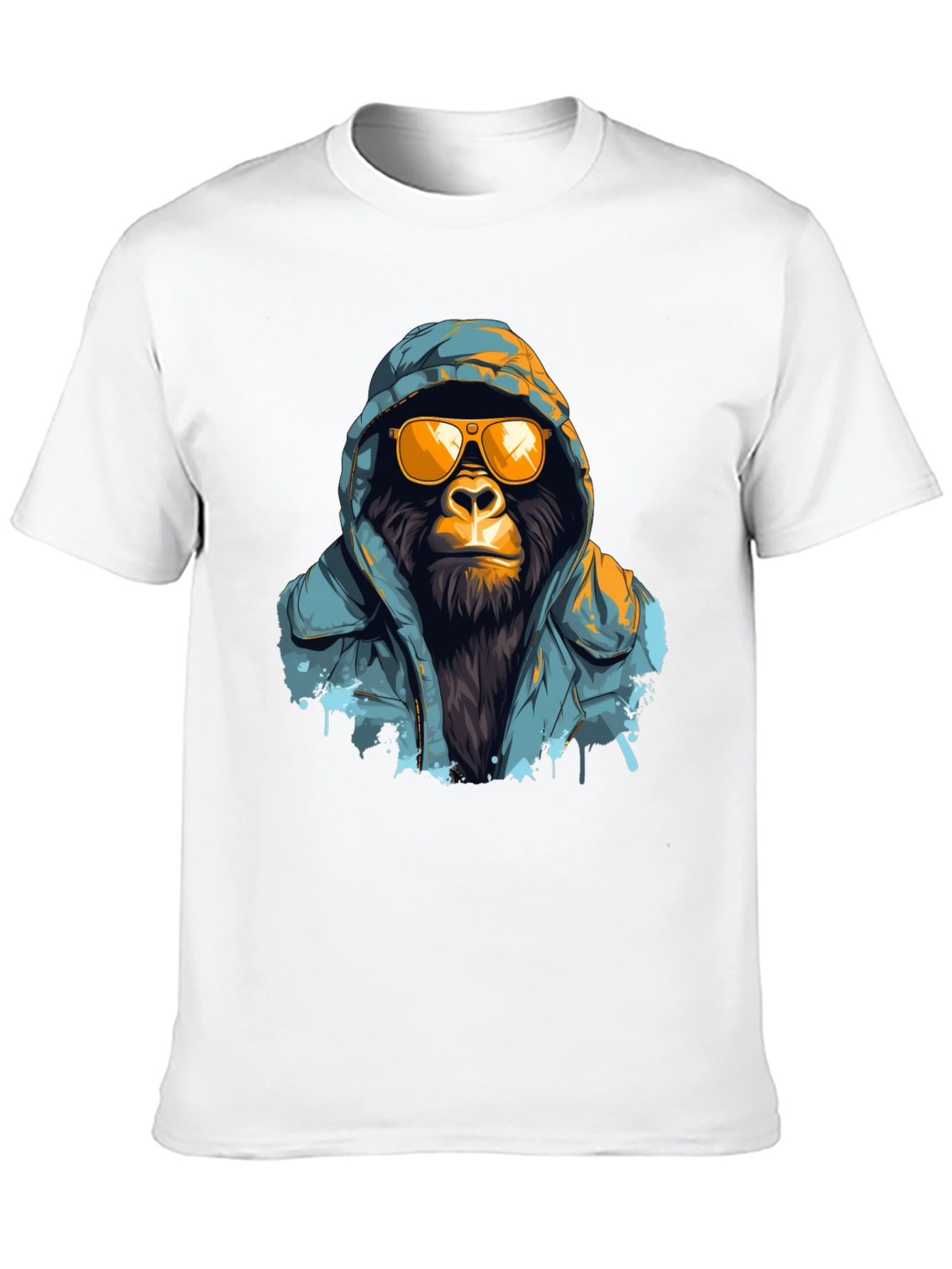 Cool Gorilla Hoodie T-Shirt - Streetwear Style