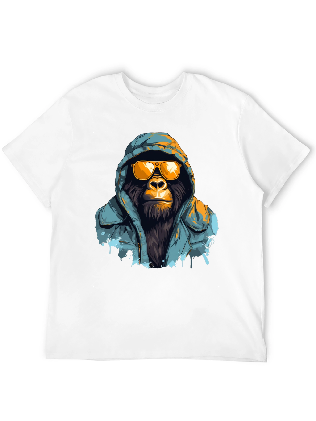Cool Gorilla Hoodie T-Shirt - Streetwear Style