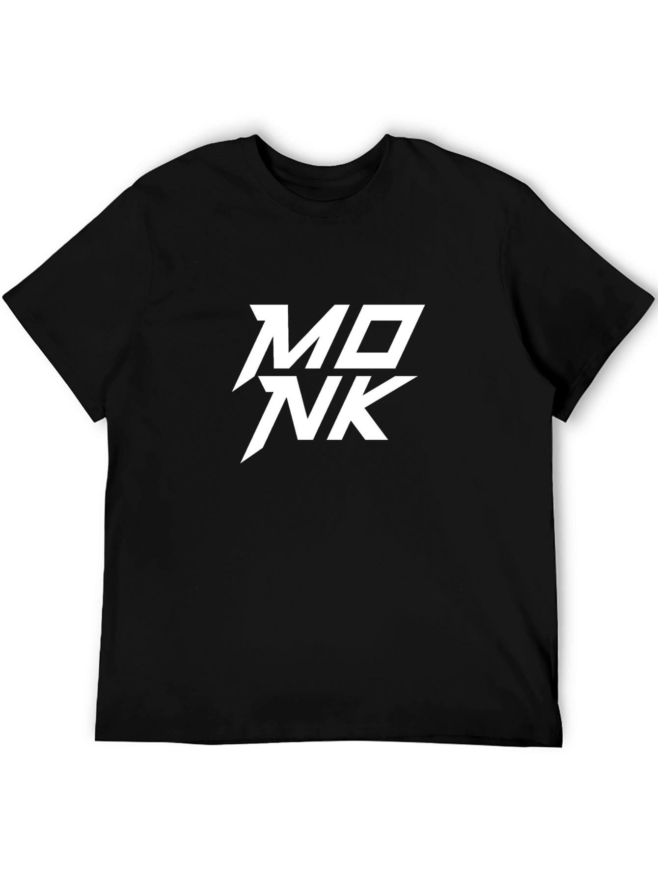 MONK Graphic Tee - Stylish Black T-Shirt