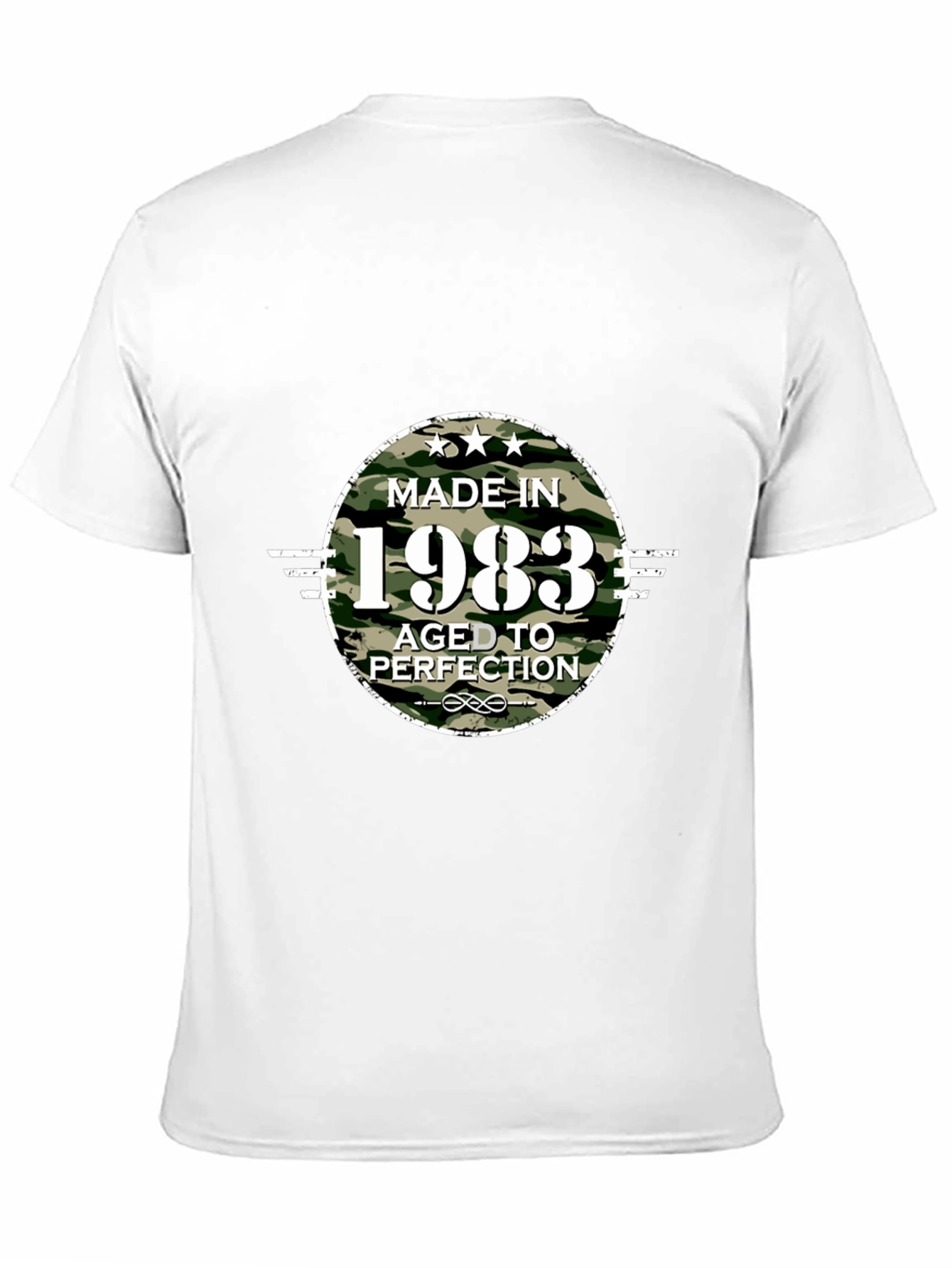 Made in 1983 Aged to Perfection Camo T-Shirt