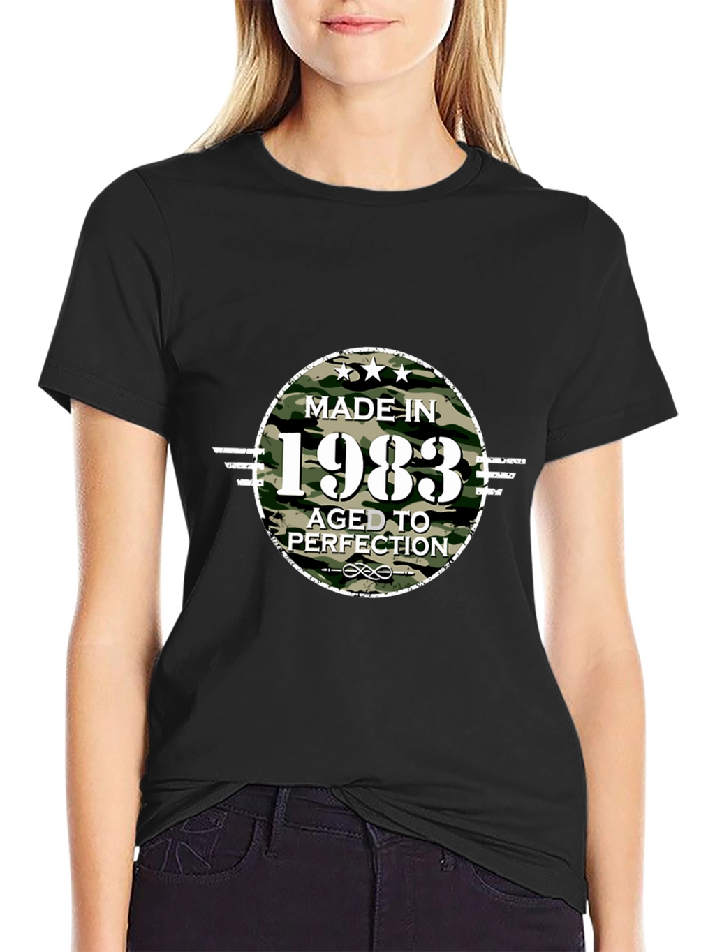 Made in 1983 Aged to Perfection Camo T-Shirt