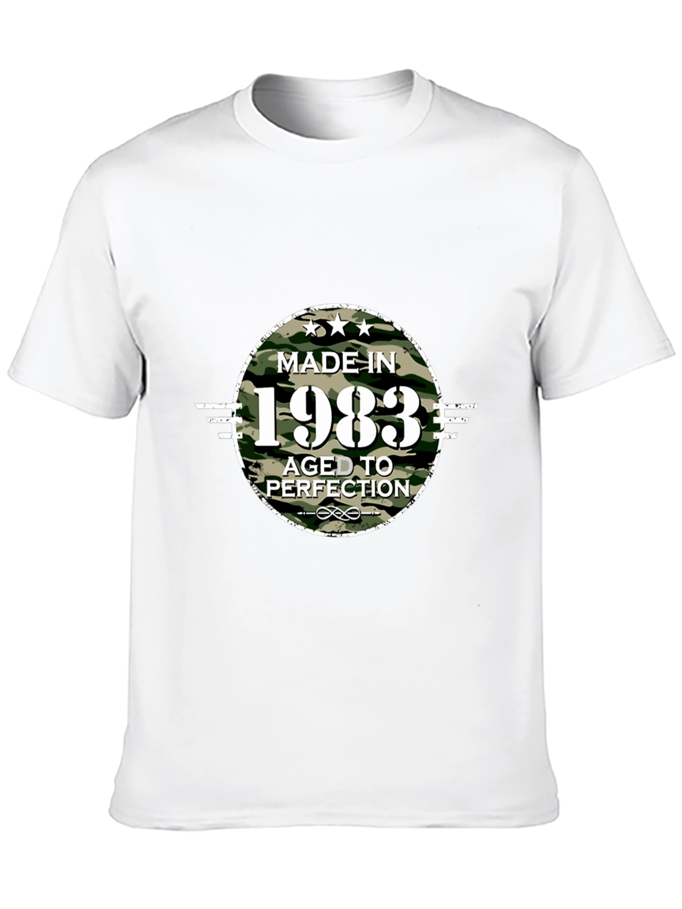 Made in 1983 Aged to Perfection Camo T-Shirt