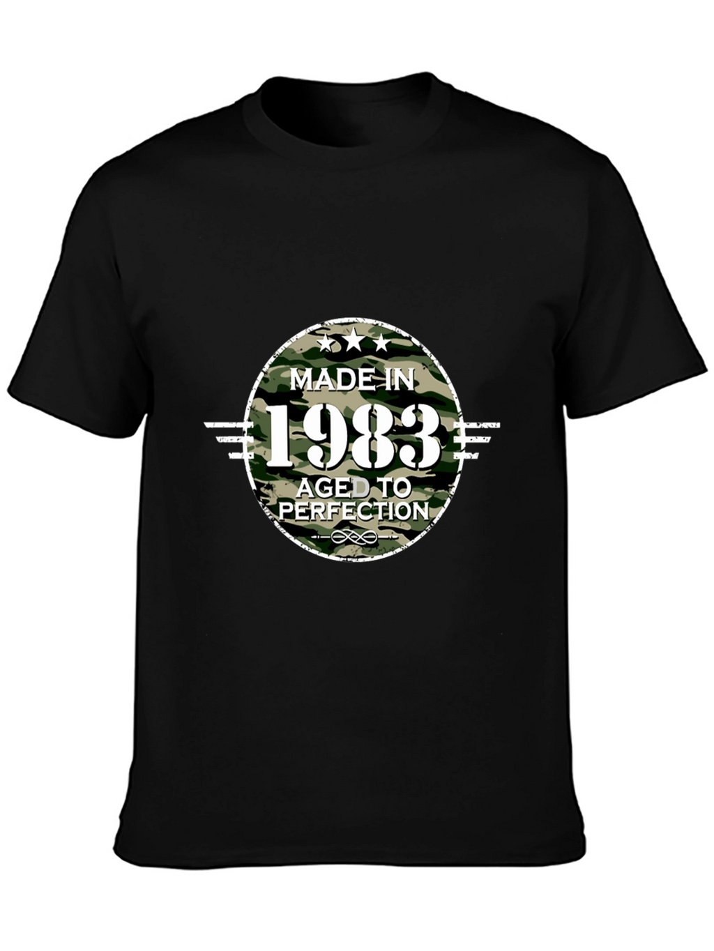 Made in 1983 Aged to Perfection Camo T-Shirt
