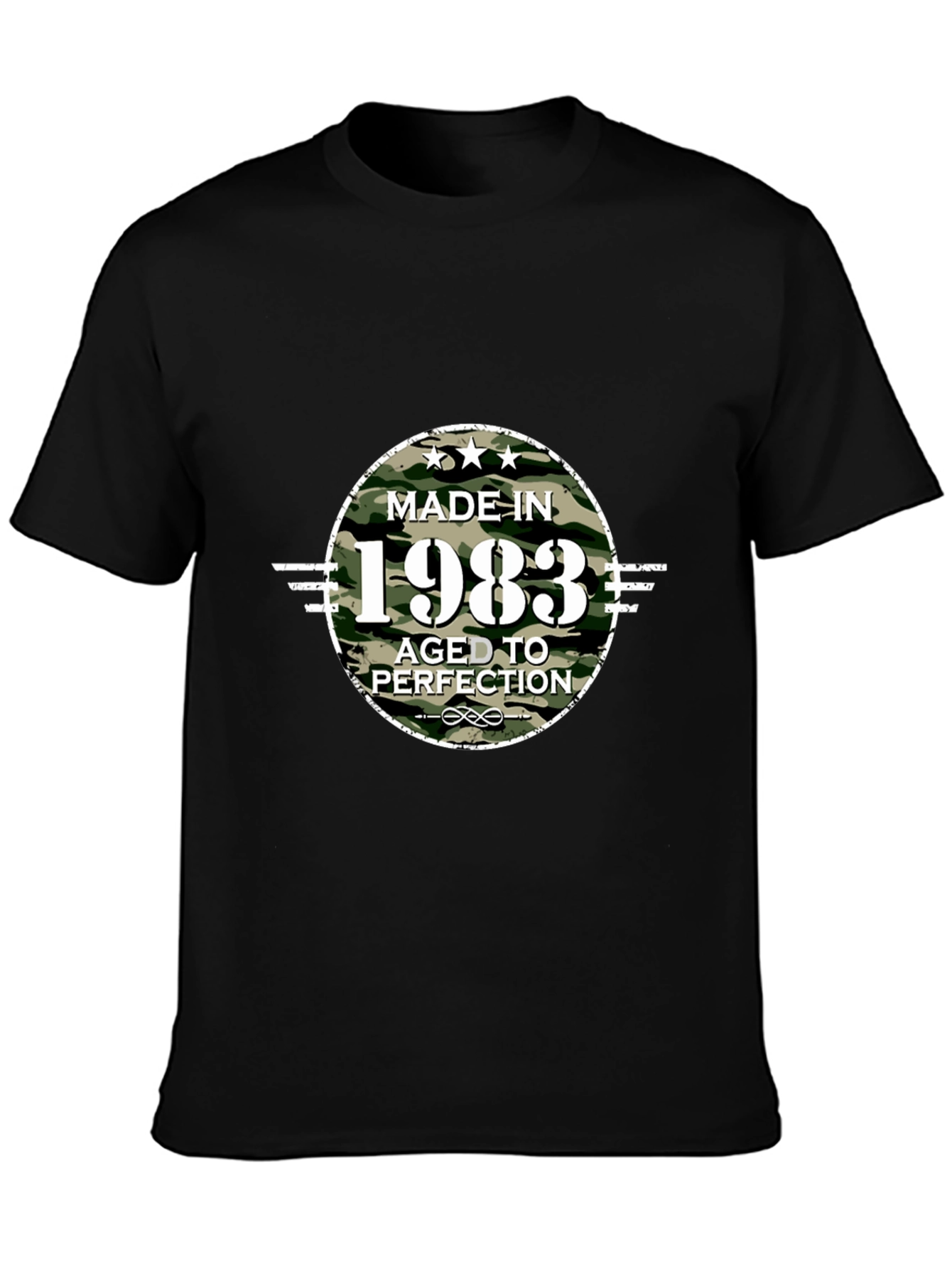 Made in 1983 Aged to Perfection Camo T-Shirt