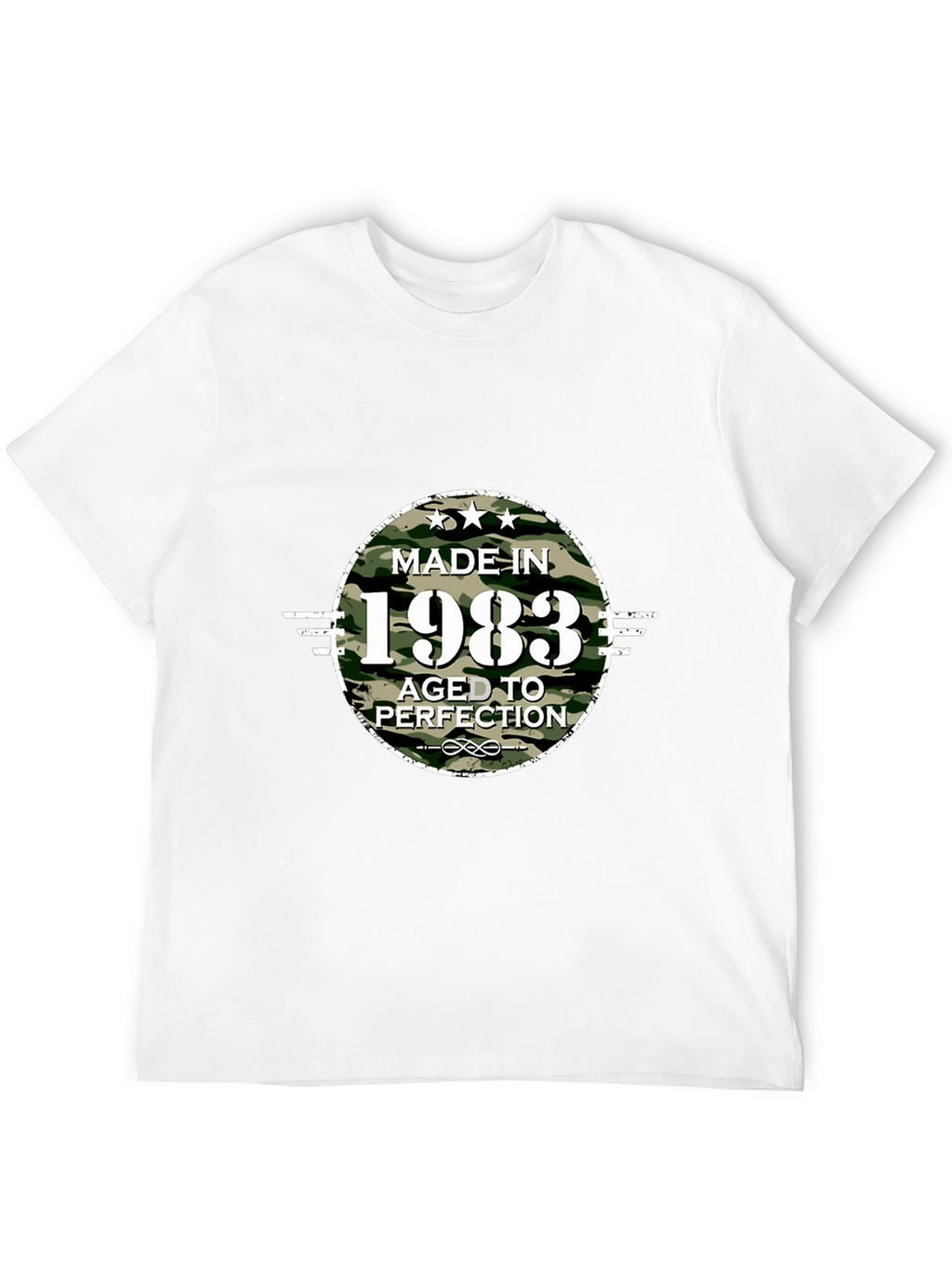 Made in 1983 Aged to Perfection Camo T-Shirt