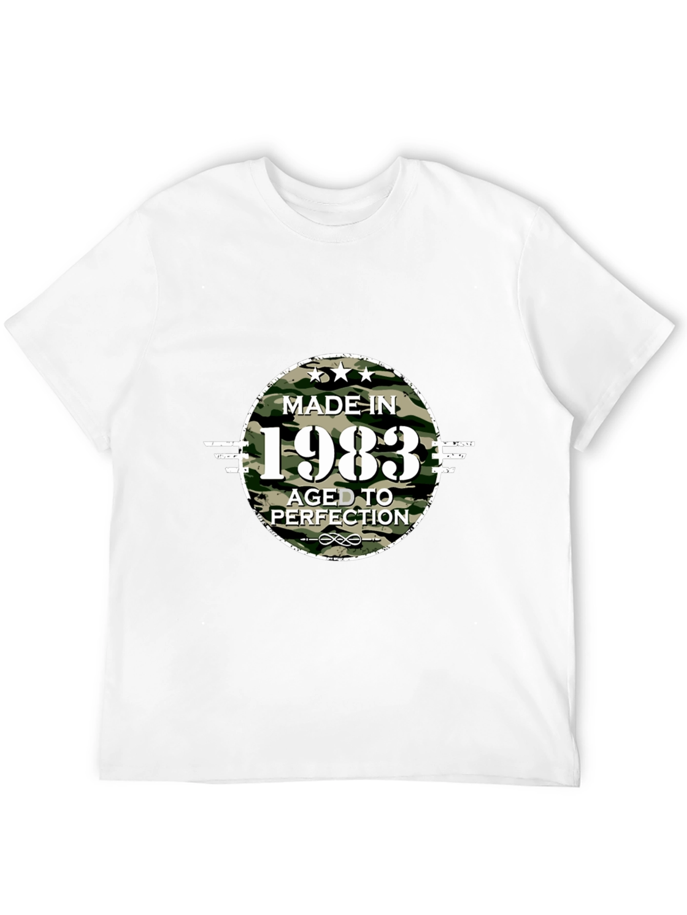 Made in 1983 Aged to Perfection Camo T-Shirt