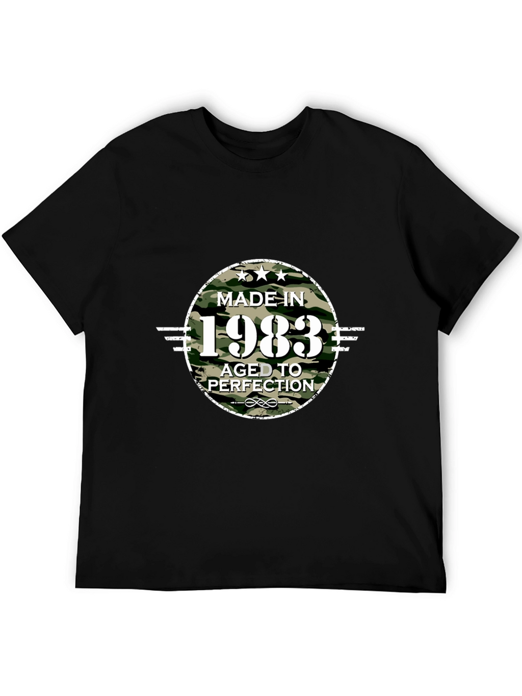 Made in 1983 Aged to Perfection Camo T-Shirt