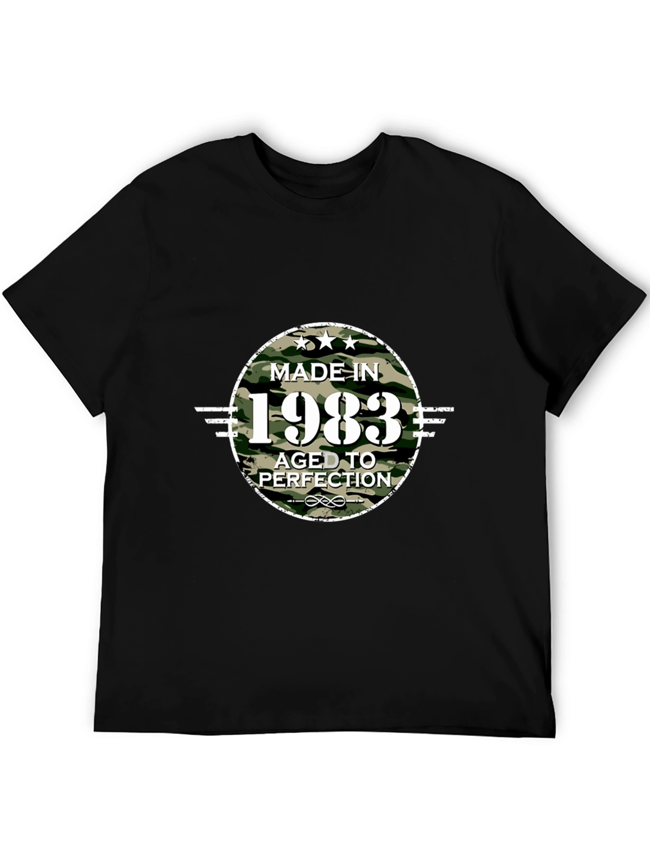 Made in 1983 Aged to Perfection Camo T-Shirt