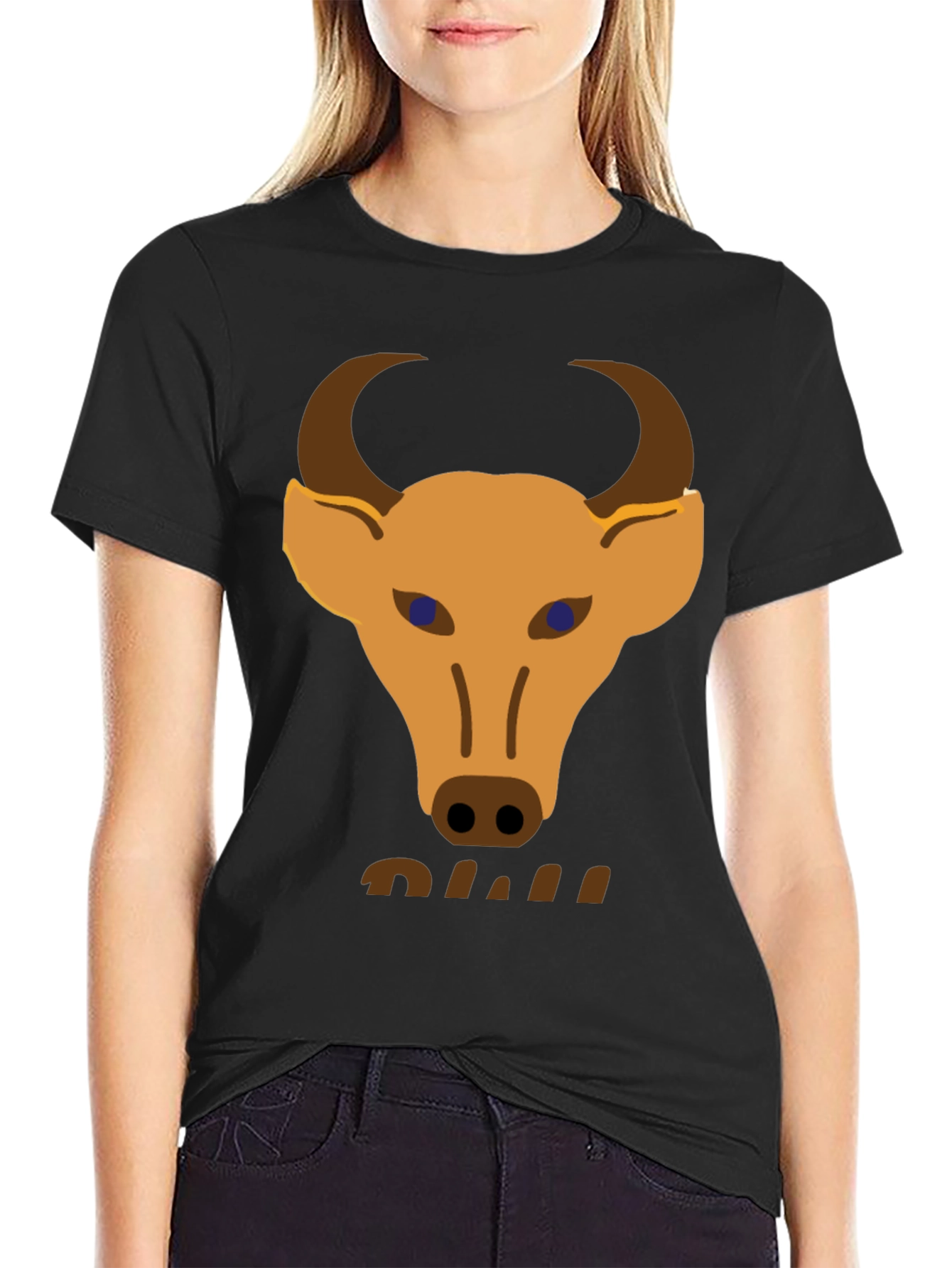 Bull Graphic Tee - Mens Black T-Shirt