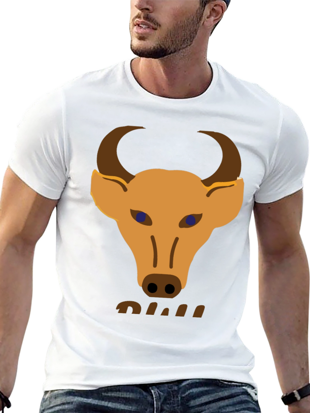 Bull Graphic Tee - Mens Black T-Shirt