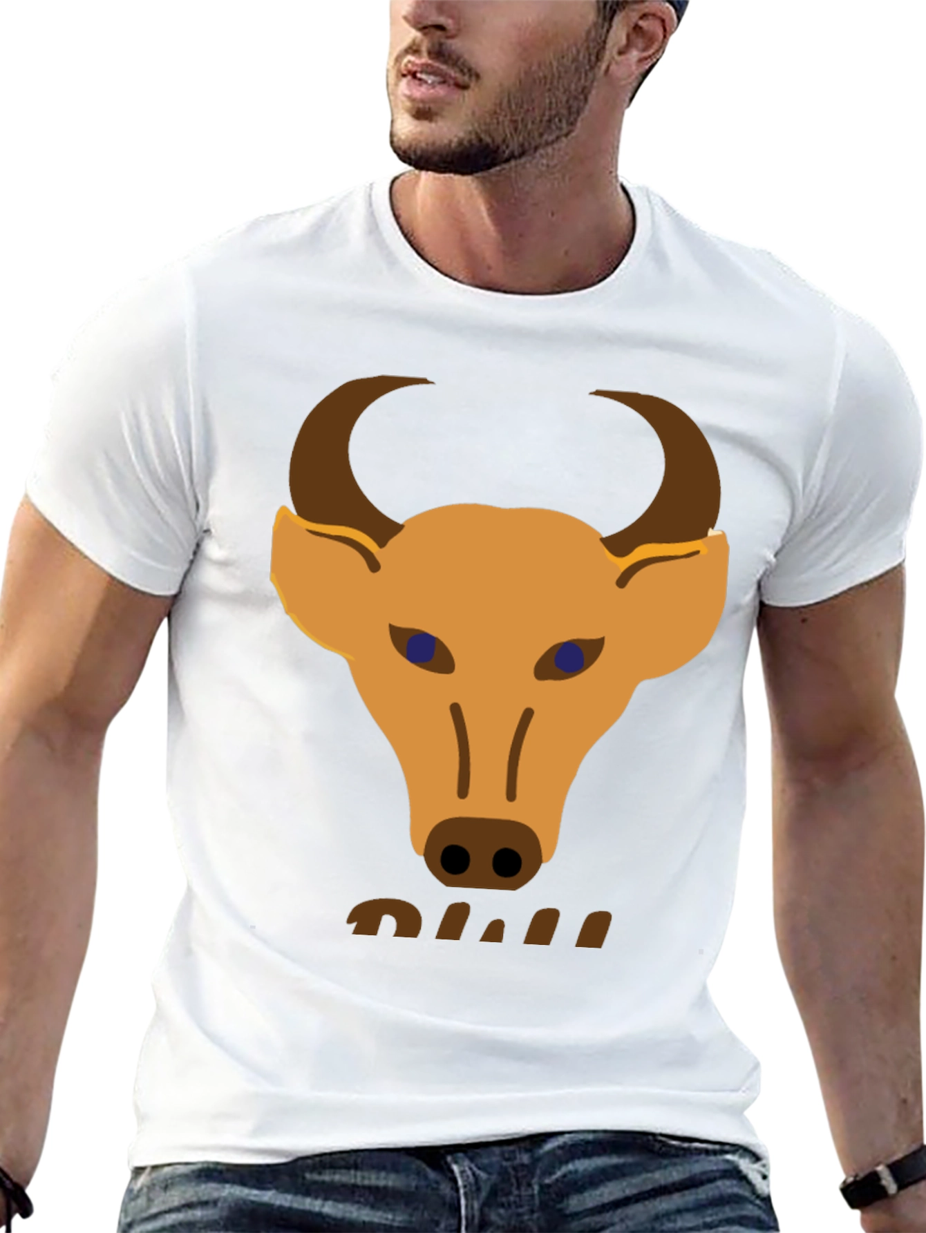 Bull Graphic Tee - Mens Black T-Shirt
