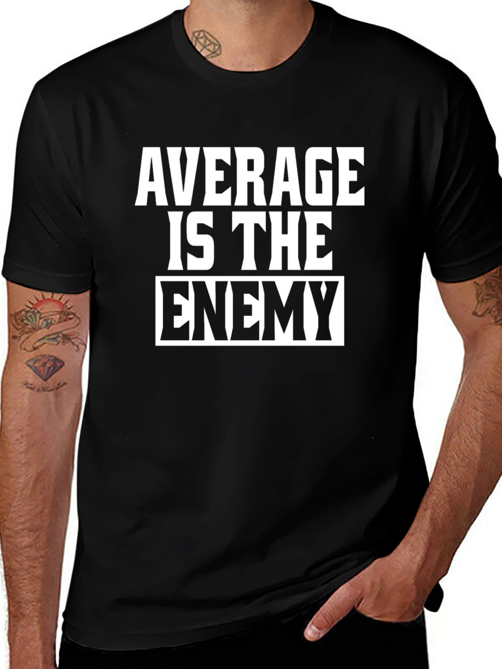 Average is the Enemy Graphic T-Shirt