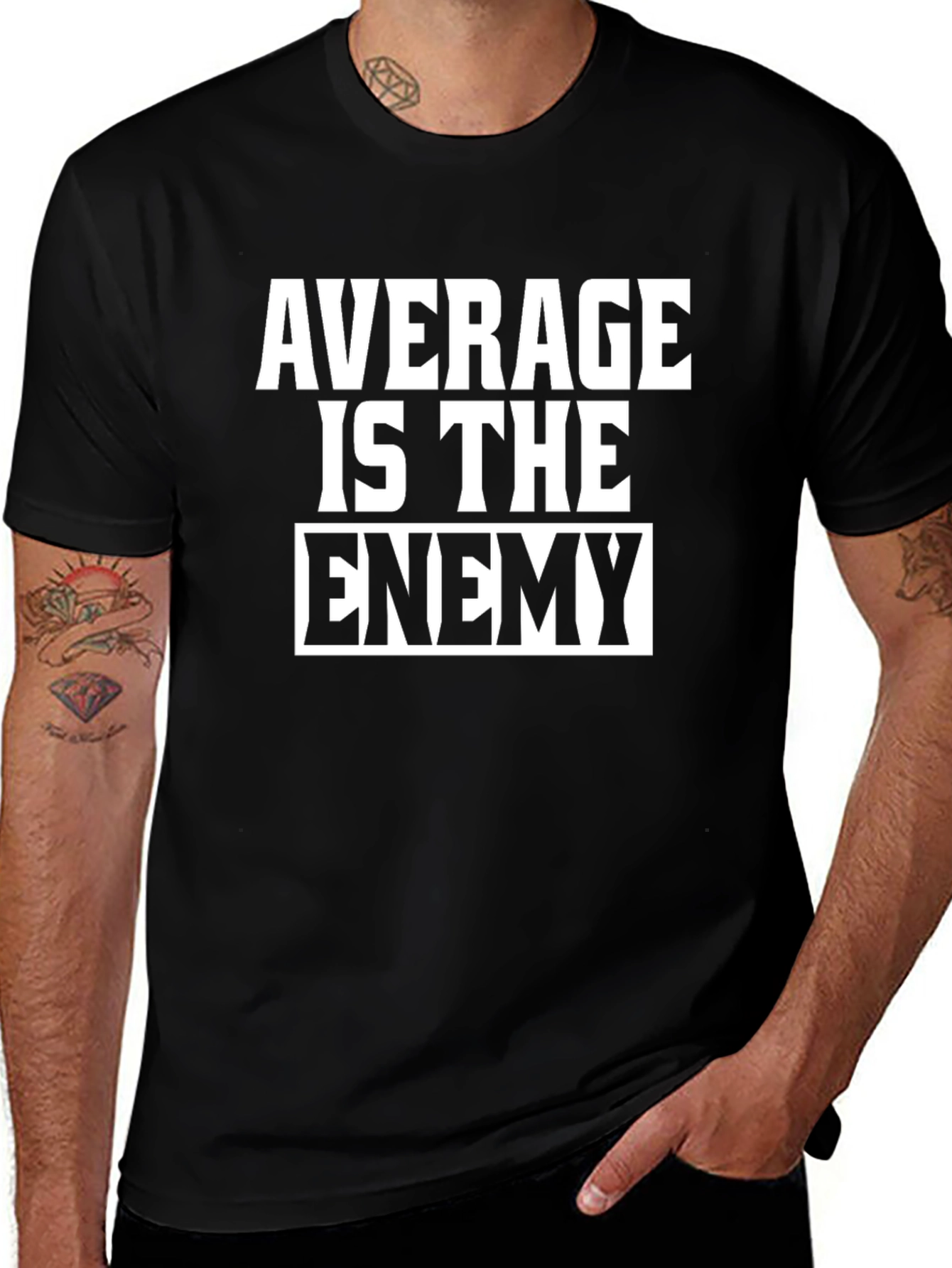 Average is the Enemy Graphic T-Shirt