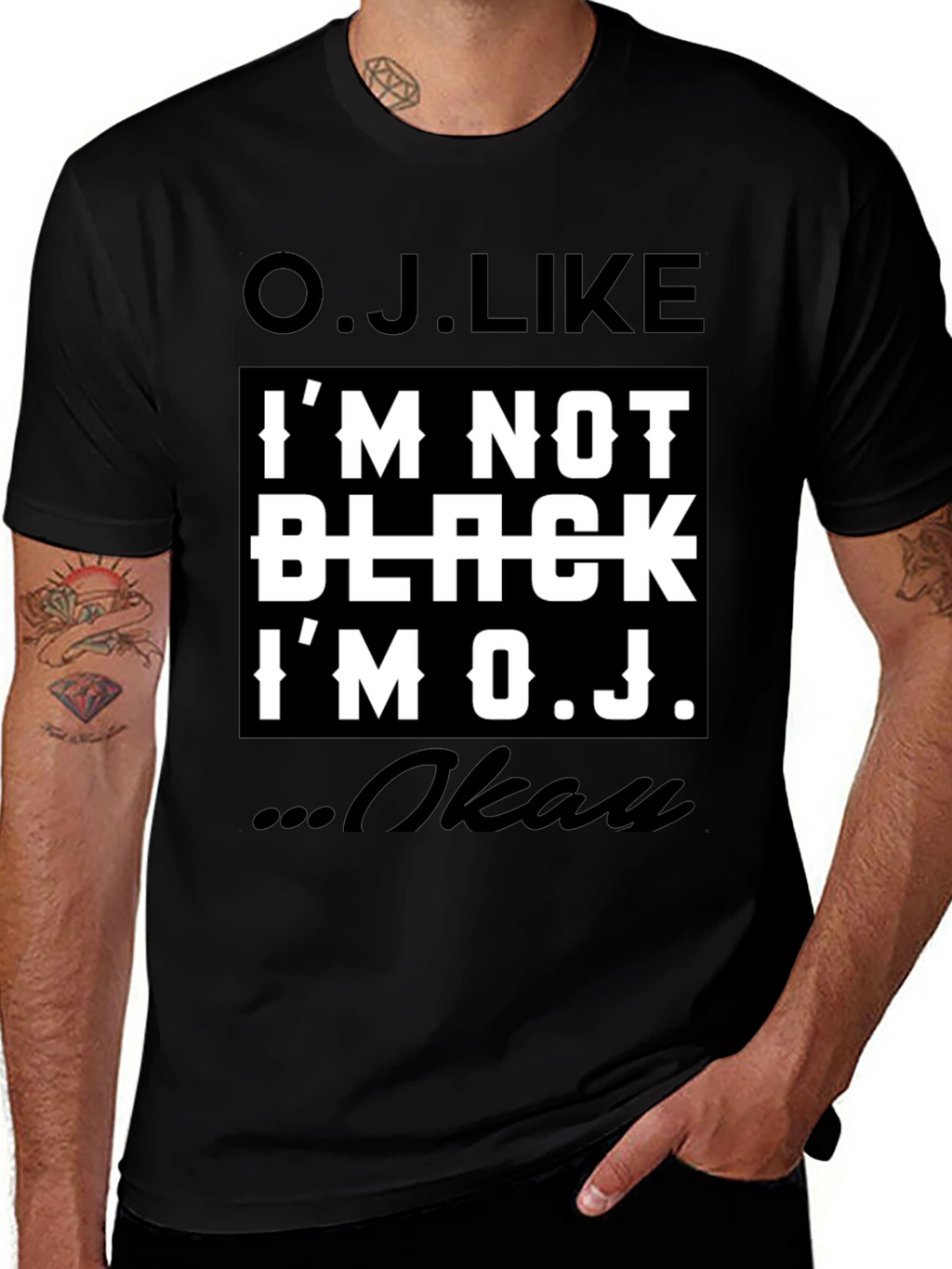 O.J. Like T-Shirt - Controversial Humor Tee