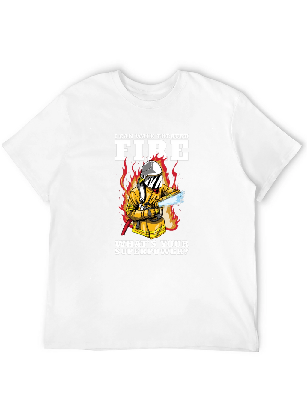 Firefighter Superpower Graphic T-Shirt