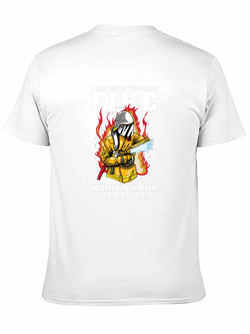 Firefighter Superpower Graphic T-Shirt