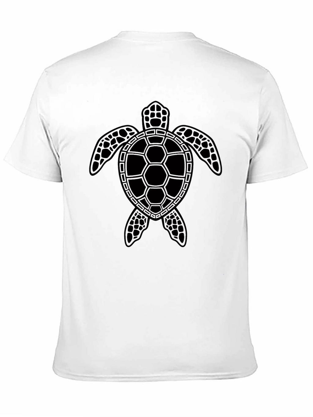 Sea Turtle Graphic Tee - Black