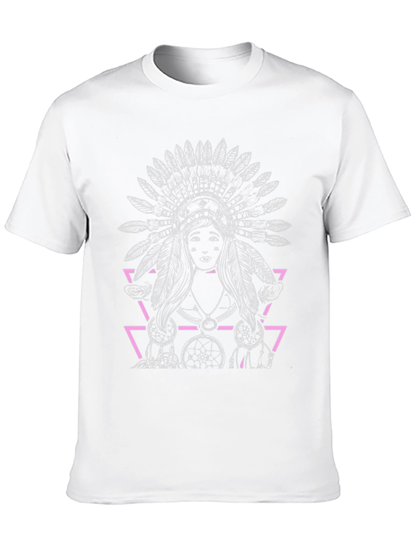 Native American Graphic Black T-Shirt