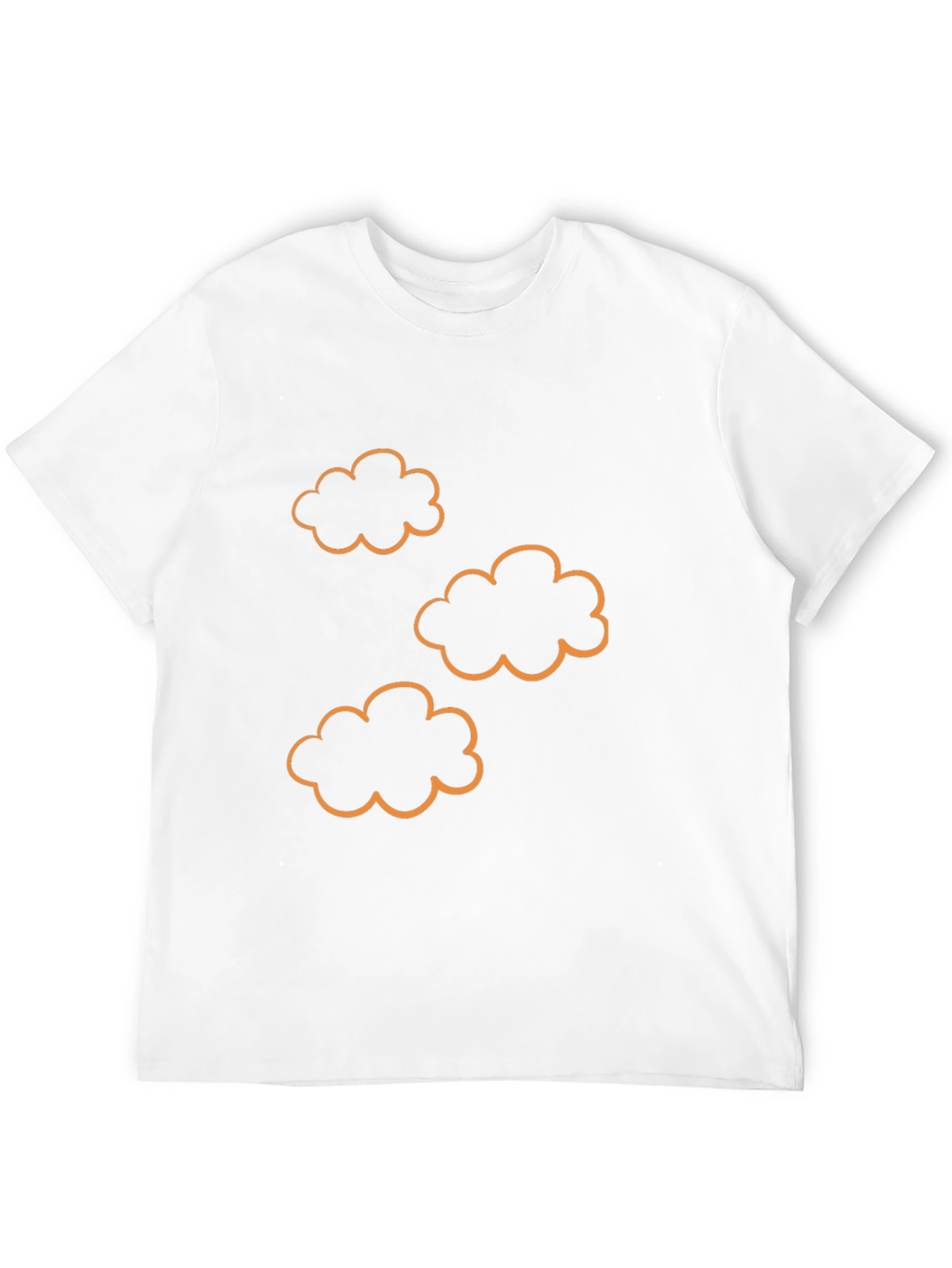 Black T-Shirt with Cloud Design