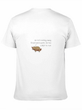 Lazy Sloth Graphic Tee - Too Lazy to Run