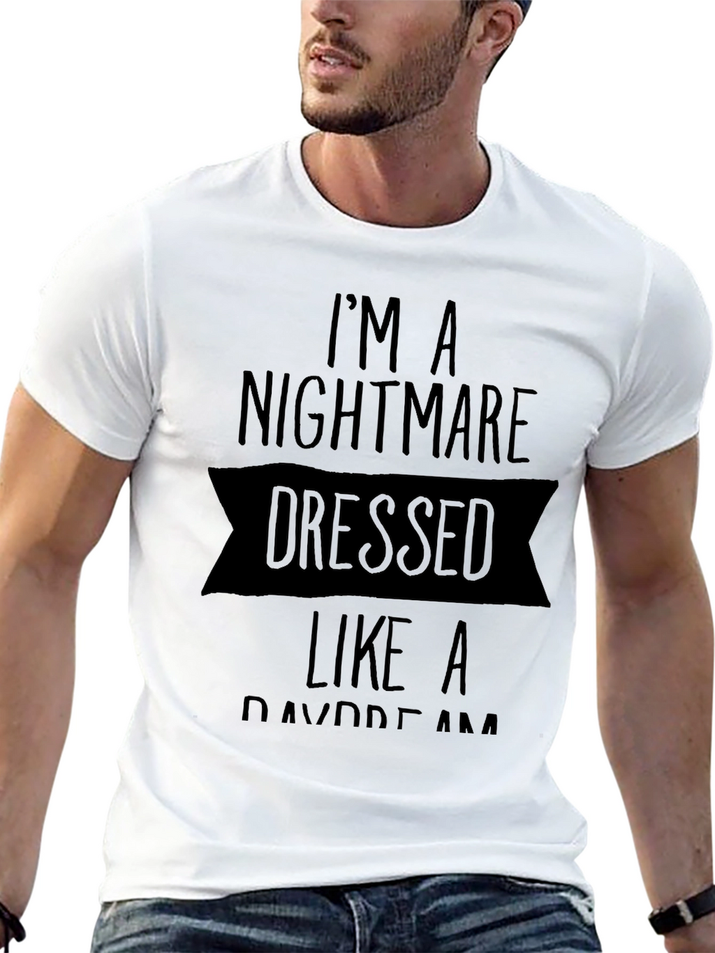 Nightmare Daydream Graphic Tee - Mens Black T-Shirt