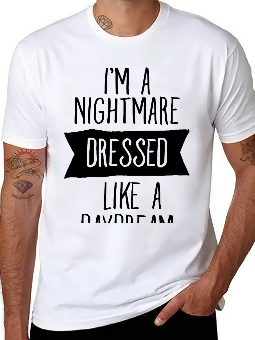Nightmare Daydream Graphic Tee - Mens Black T-Shirt