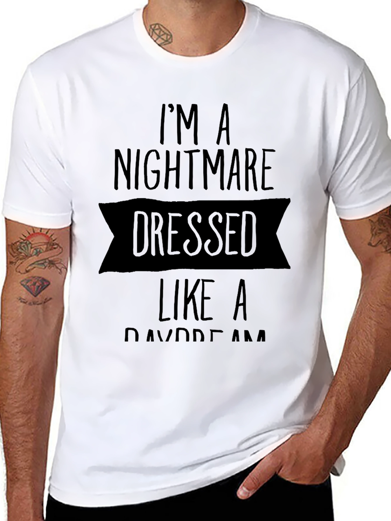 Nightmare Daydream Graphic Tee - Mens Black T-Shirt