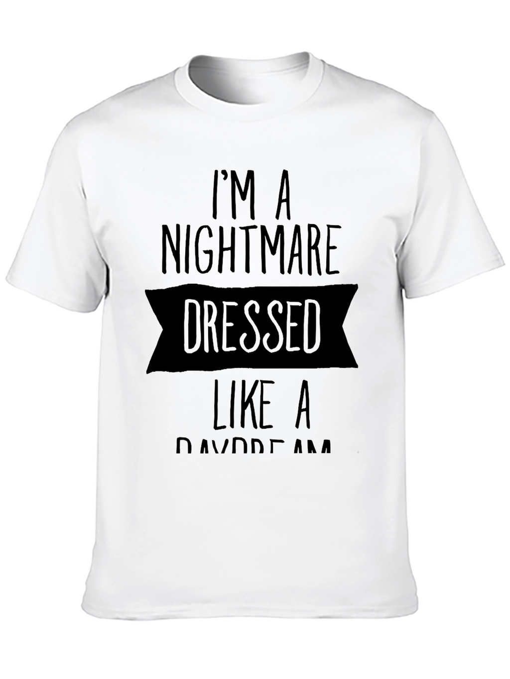 Nightmare Daydream Graphic Tee - Mens Black T-Shirt