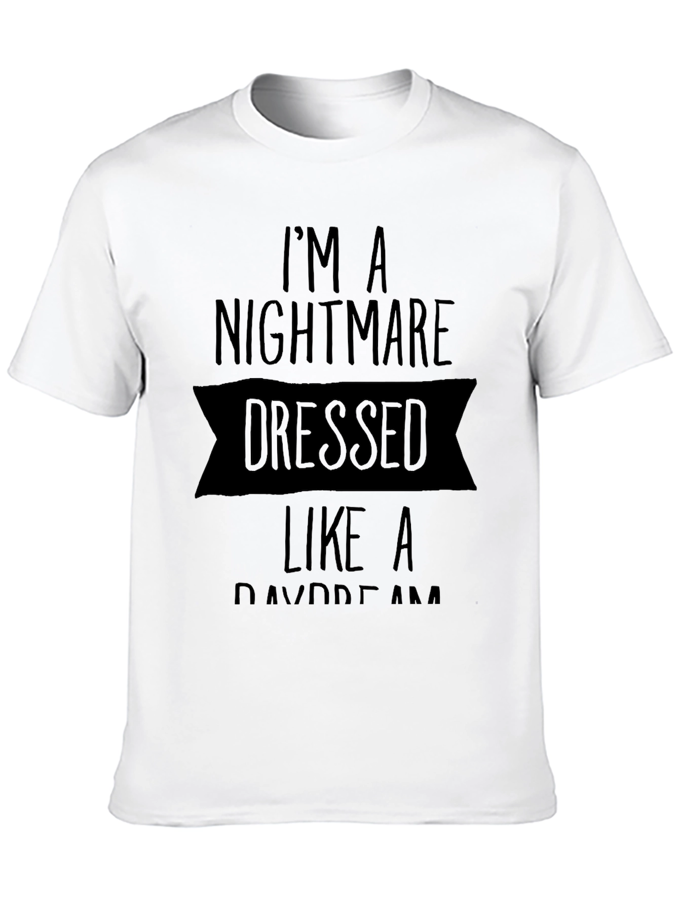 Nightmare Daydream Graphic Tee - Mens Black T-Shirt