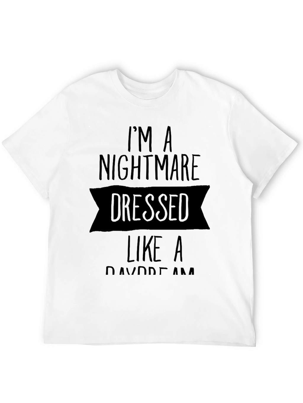 Nightmare Daydream Graphic Tee - Mens Black T-Shirt