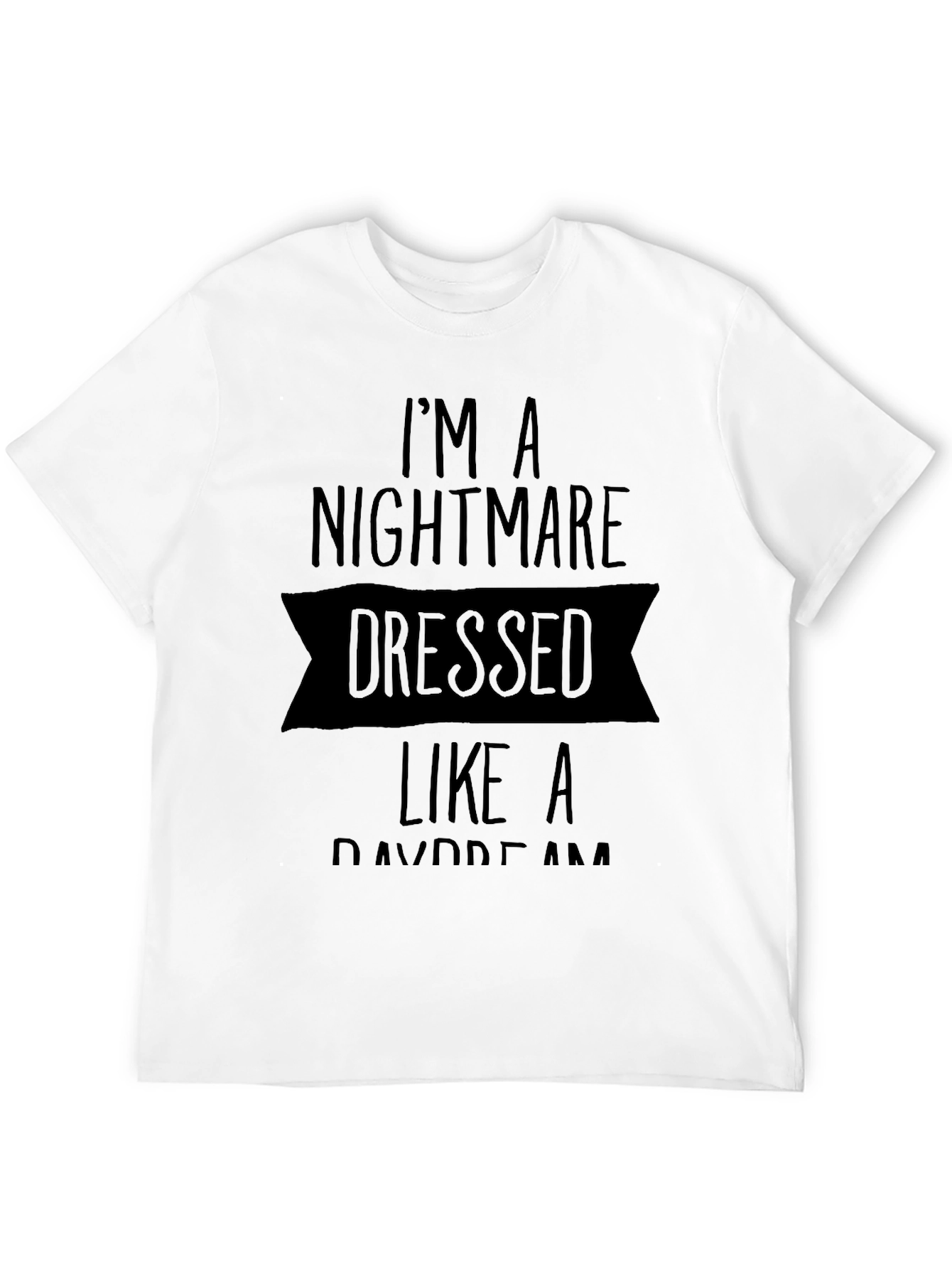 Nightmare Daydream Graphic Tee - Mens Black T-Shirt