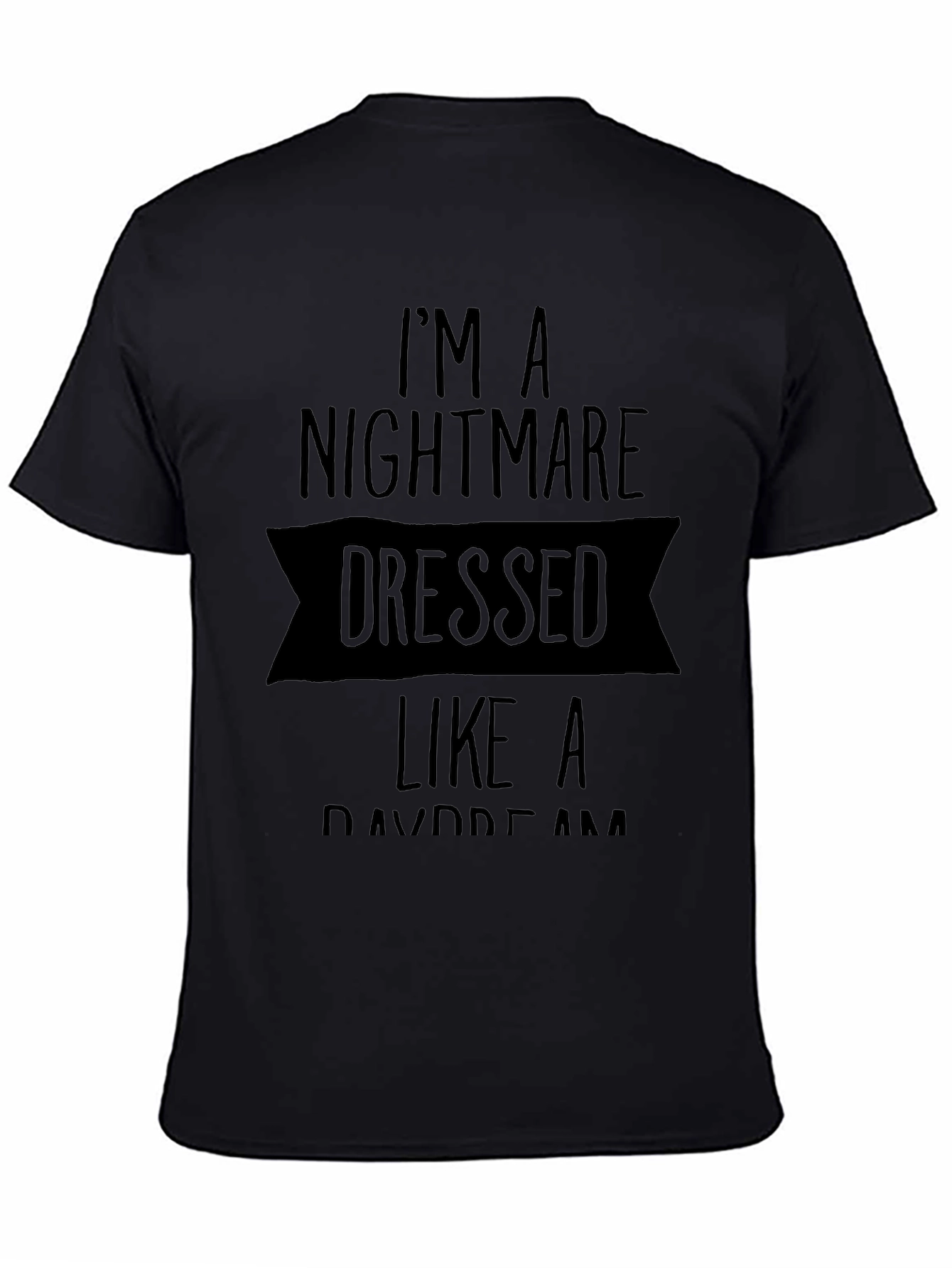 Nightmare Daydream Graphic Tee - Mens Black T-Shirt