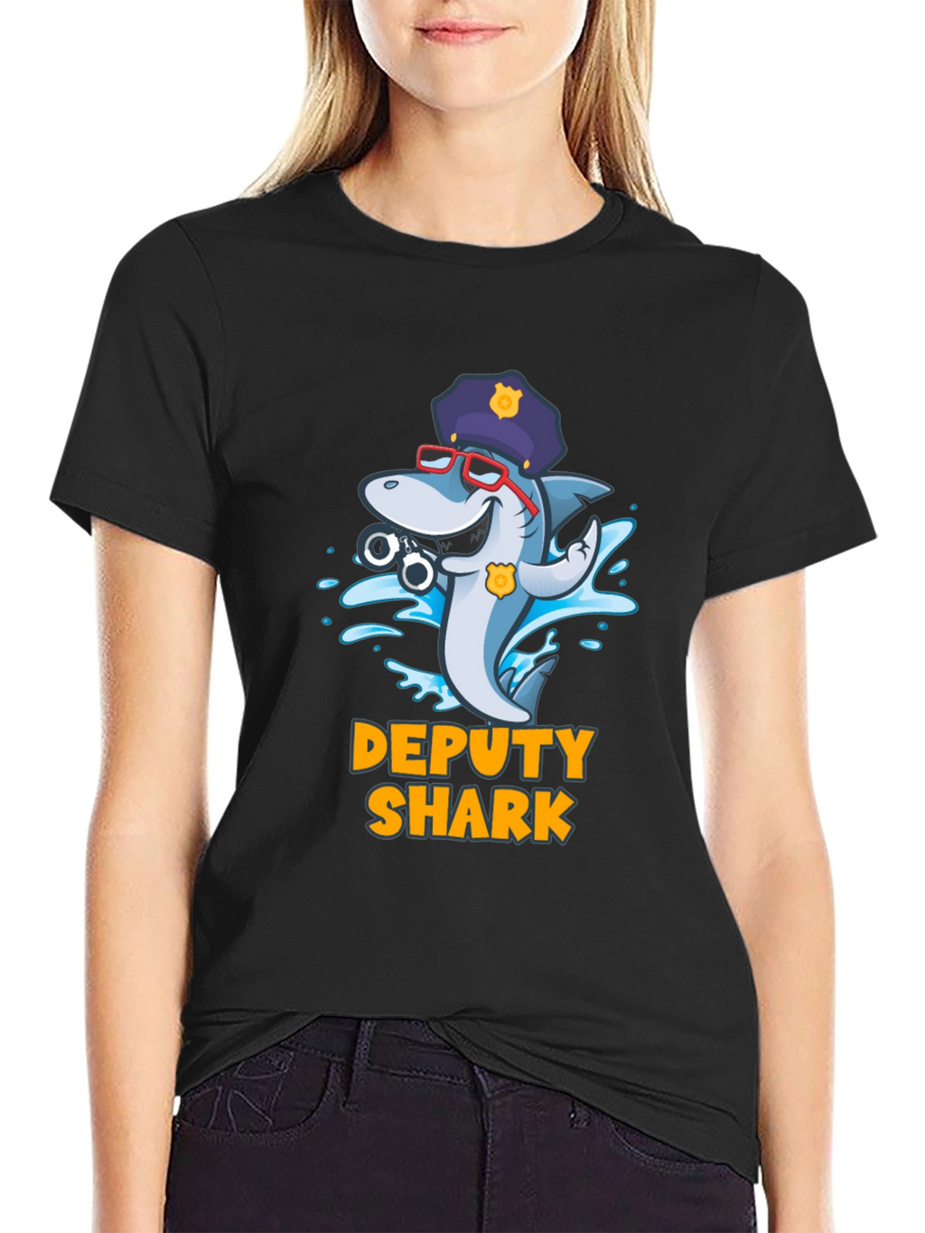 Deputy Shark Graphic T-Shirt
