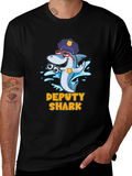 Deputy Shark Graphic T-Shirt